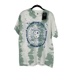 Junk Food Astrology Tie Dye Tee M